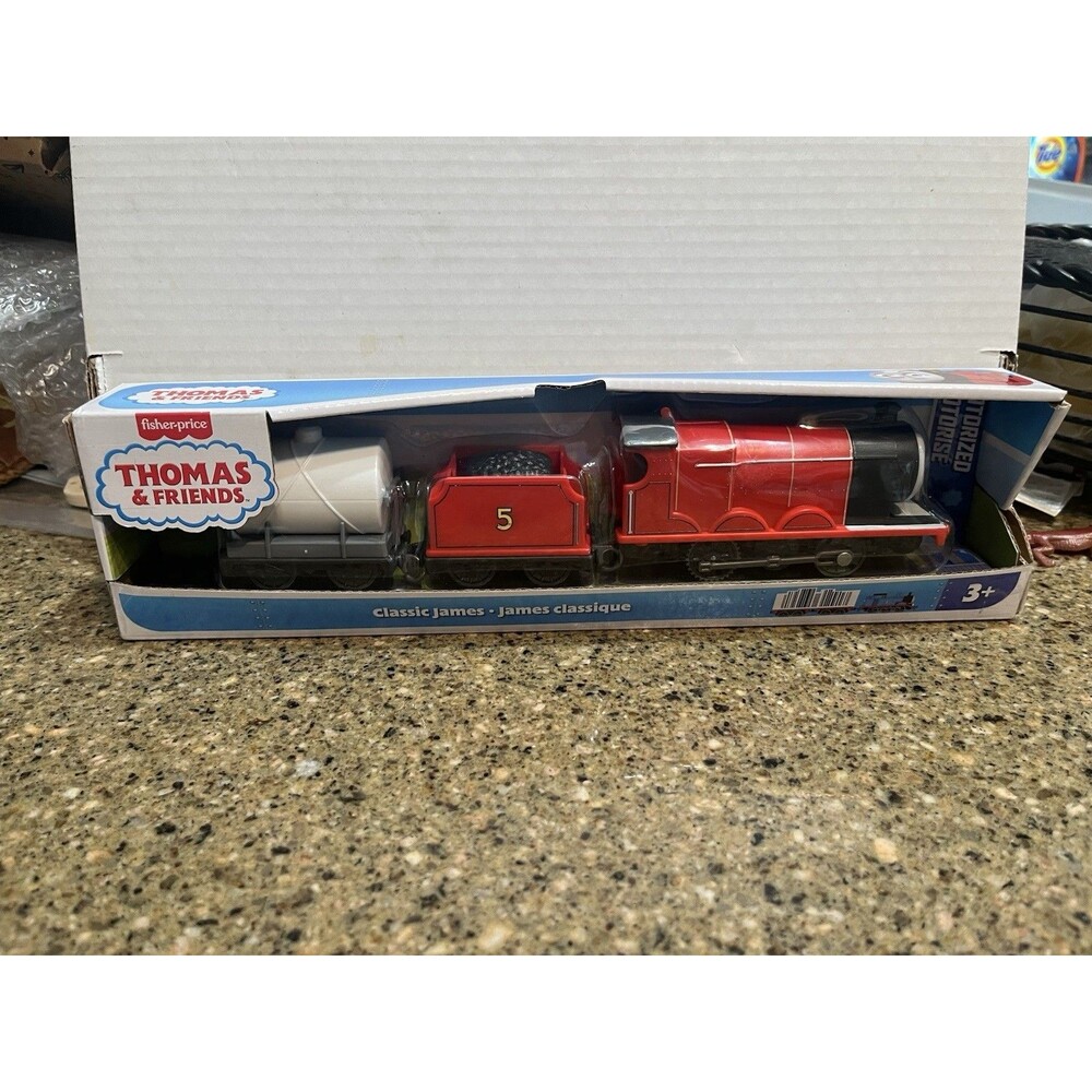 Thomas & Friends Motorized Classic James, Tender, & Milk Car Train 2025 New